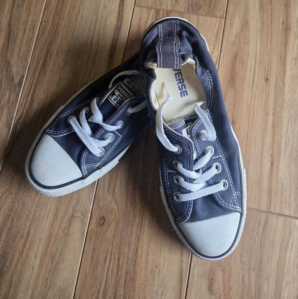 Converse Chuck Taylor Shoreline Slip On Navy 6.5 - Picture 2 of 8